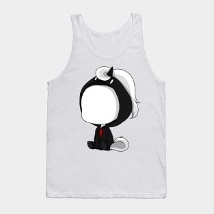 creepypasta unicorn (slenderman) Tank Top